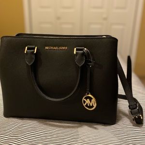 Black Michael Kors Tote Worn Once Great Condition